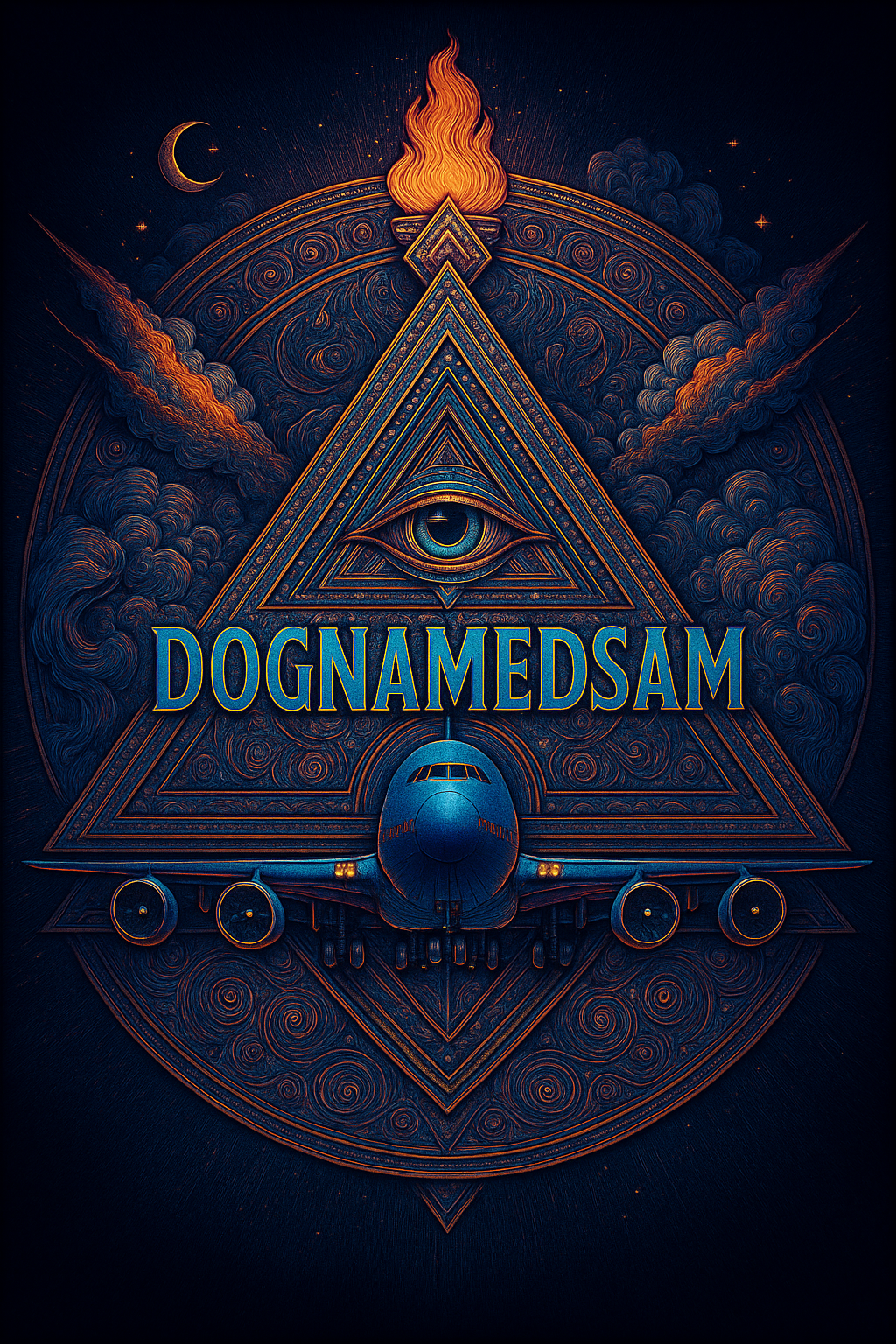 DogNamed Sam aka dog named sam Music Artist Illuminati 911 deep state poster